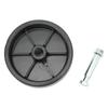 6 Inch Trailer Jack Wheel 1200LB Load Capacity High Temperature Resistance Jack Wheel Caster for RV Trolleys Trailer Jack Wheel