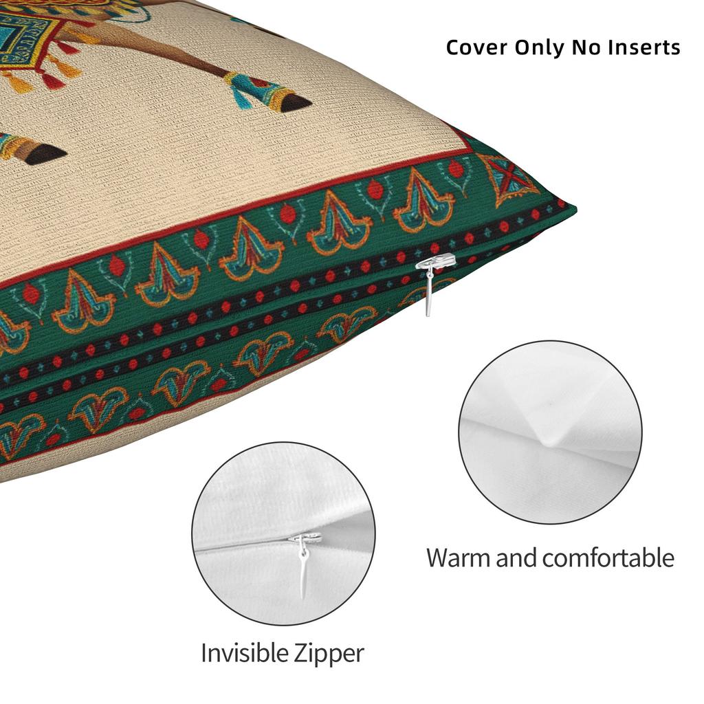 Classical  Luxury Horse Pattern Pillow Case  Graphic Pillow Cover Vintage Pillowcases For Living Room Sofa