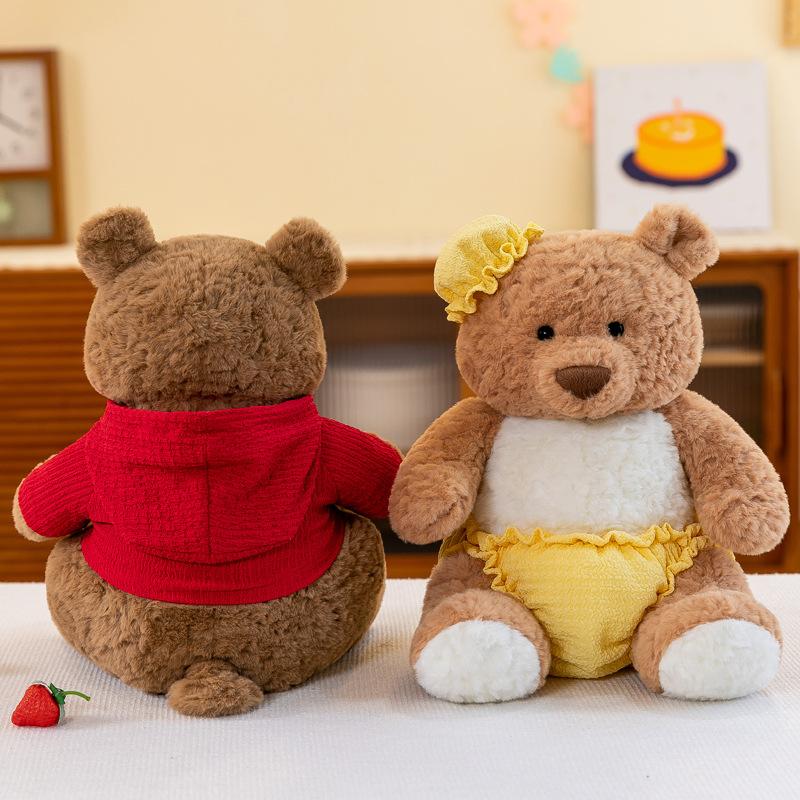 Hanhan Bear Teddy Bear Doll Plush Toy Children'S Soothing Doll Birthday Gift