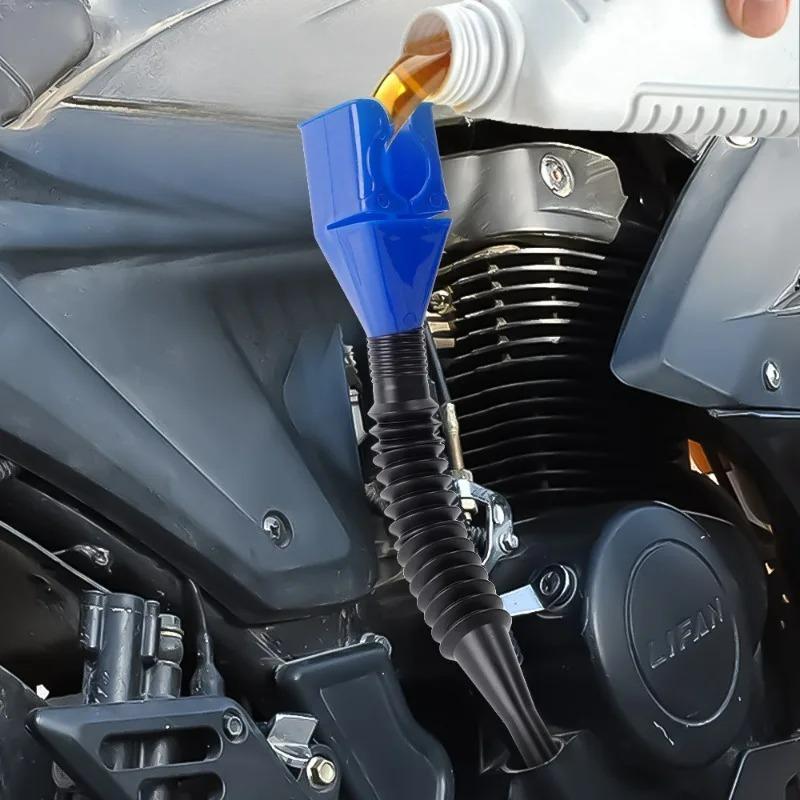 3/1Pcs Car Refueling Funnel Foldable Engine Oil Funnel Tool Plastic Funnel Car Motorcycle Refueling Tool Auto Accessories
