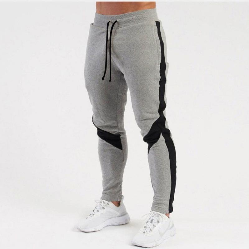 Men's Slim Fit Sports Jacket and Pants Set - European & American Style Running, Fitness, Casual Long Drawstring Tight Training Pants.