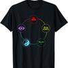 PD Symbole Regenbogenfarben Kreis T-Shirt