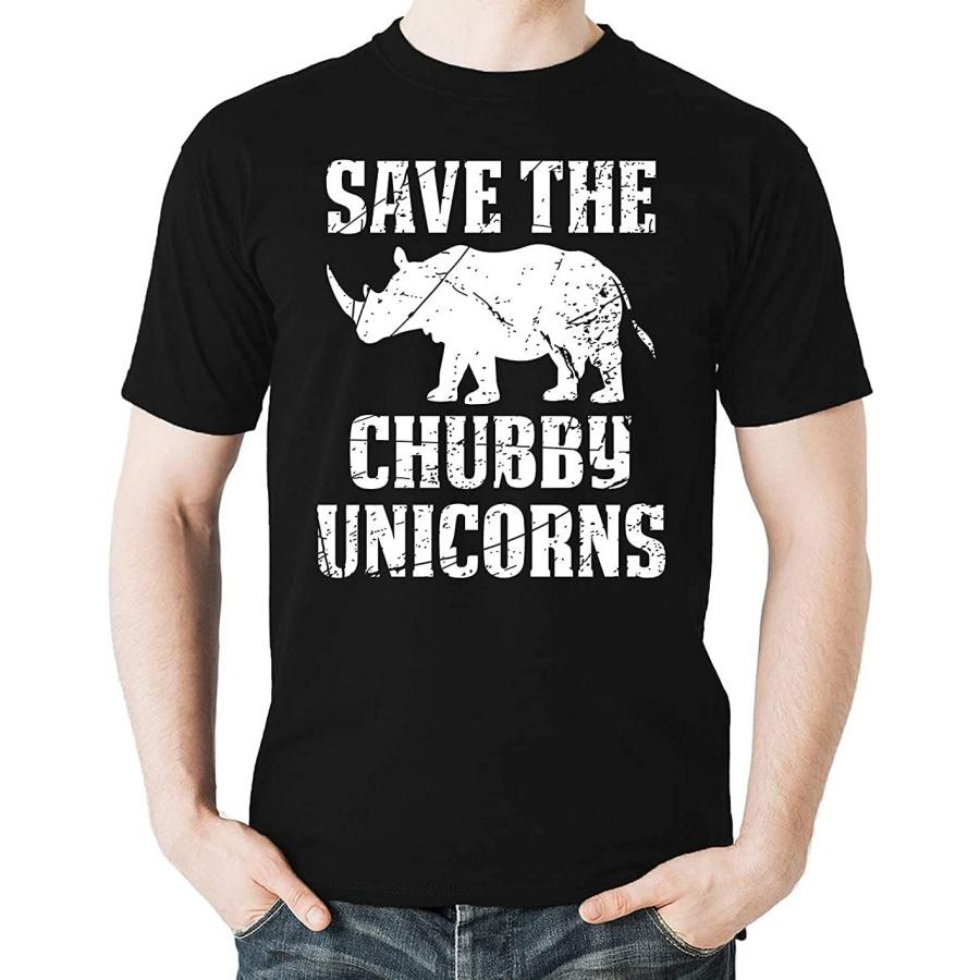 

Witty Fashions Save The Chubby Unicorns Funny Rhino, Sarcastic Men s Shirt XXXXXL чорний