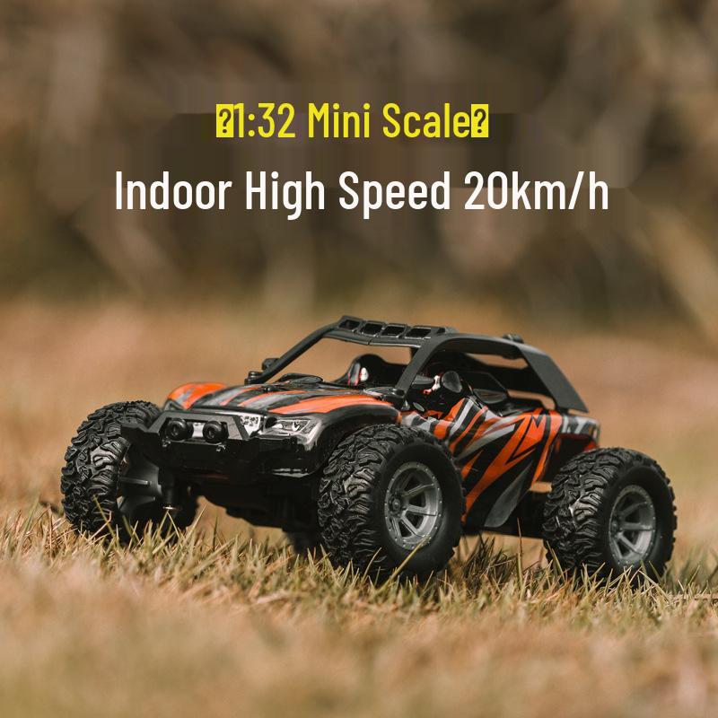 1:32 Mini RC High-Speed Off-Road Car with LED Lights, Full-Proportional Climbing Vehicle