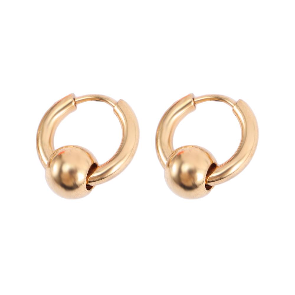 Geometric Accessories Stainless Steel Unisex Drop Earring Jewelry set Hoop Earrings Stud Earring