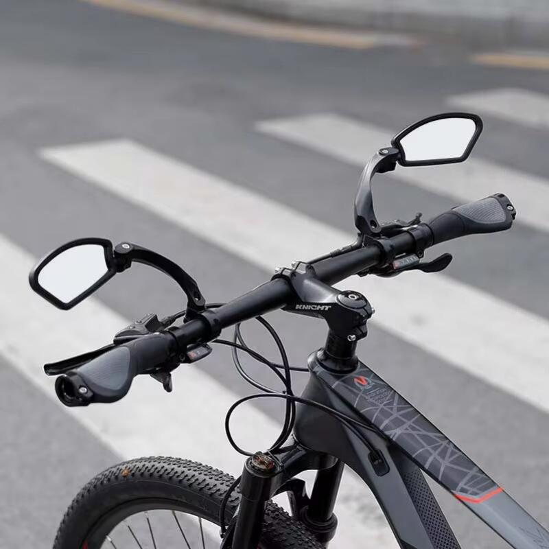 Bike Rearview Mirror Mountain Bike HD Reflection Mirror Battery Bike Adjustable Mirror Outdoor Riding Accessories