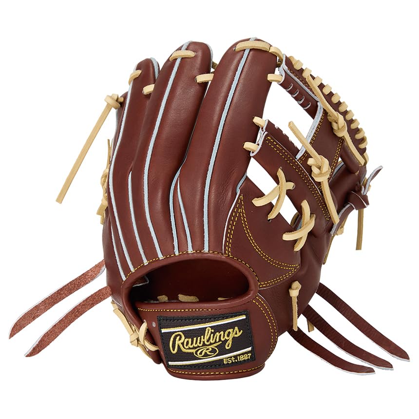 

Rawlings JAPAN GH5FHJH52 Baseball Throw HOH® Glove, Hardball, Infielder s, Burgundy, 11.25 inches, Right-Handed