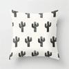 Black and White Cushion Cover Geometric Polyester Throw Pillow Covers Decorative 45x45cm Couch Pillows Fashion Nordic Pillowcase