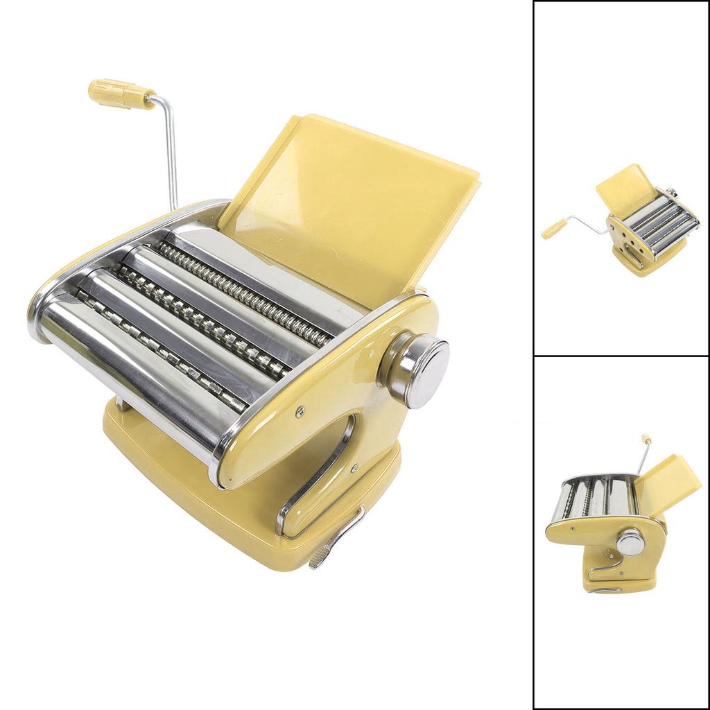 Noodles Maker Multifunction Hand Crank Pasta Machine for Lasagna Fettuccine Dumpling Wrapper