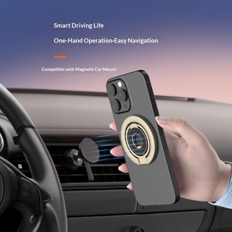 Universal Foldable Phone Ring Holder Strong Magnetic Grip Cute Pastel Shades for Travel Gift
