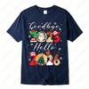Goodbye 2025 Hello 2026 Tees Happy New Years Eve Christmas Xmas Gift Trendy Unisex Cotton TShirt Festive Party Celebration Top