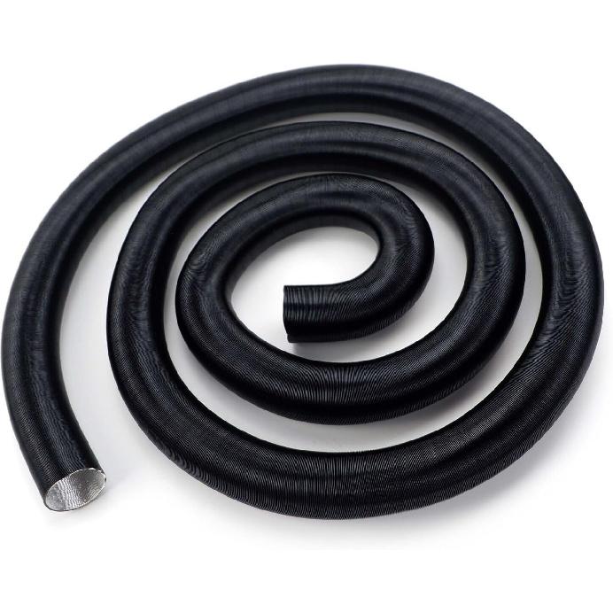 Aluminum Flexible Heater Duct Pipe 75Mm Diameter 300CM Flame Retardant Air Parking Conditioner Ducting For 2000W Air Heaters