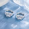 Geometric Square Zircon Earrings for Women, Small, Simple and Fashionable Commuter Accessories