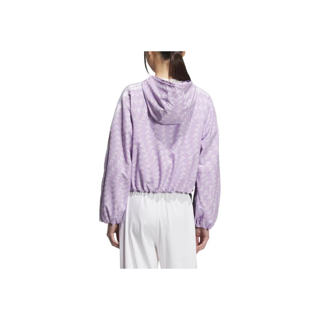 Adidas Ss25 Story Woven Jacket Fashion Casual Comfortable Sports Hooded Jacket Women Jacket KB7761