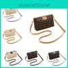 Small Square Crossbody Pvc Bag With Card And Coin Compartments