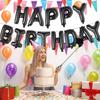 Happy Birthday Balloon Banner Party 16 Inch 3D Aluminum Foil Inflatable Letter kit set Banner Balloons Birthday Party Decorations Supplies Party