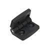 10Pcs Mini Black Plastic Hinge Acrylic Folding Hinge Light Duty Cabinet Door Hinge DIY Door Bearing Butt Hinges Hardware