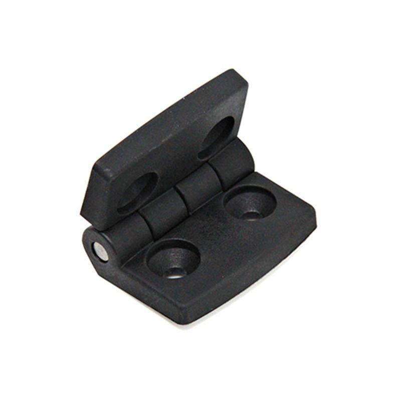 10Pcs Mini Black Plastic Hinge Acrylic Folding Hinge Light Duty Cabinet Door Hinge DIY Door Bearing Butt Hinges Hardware