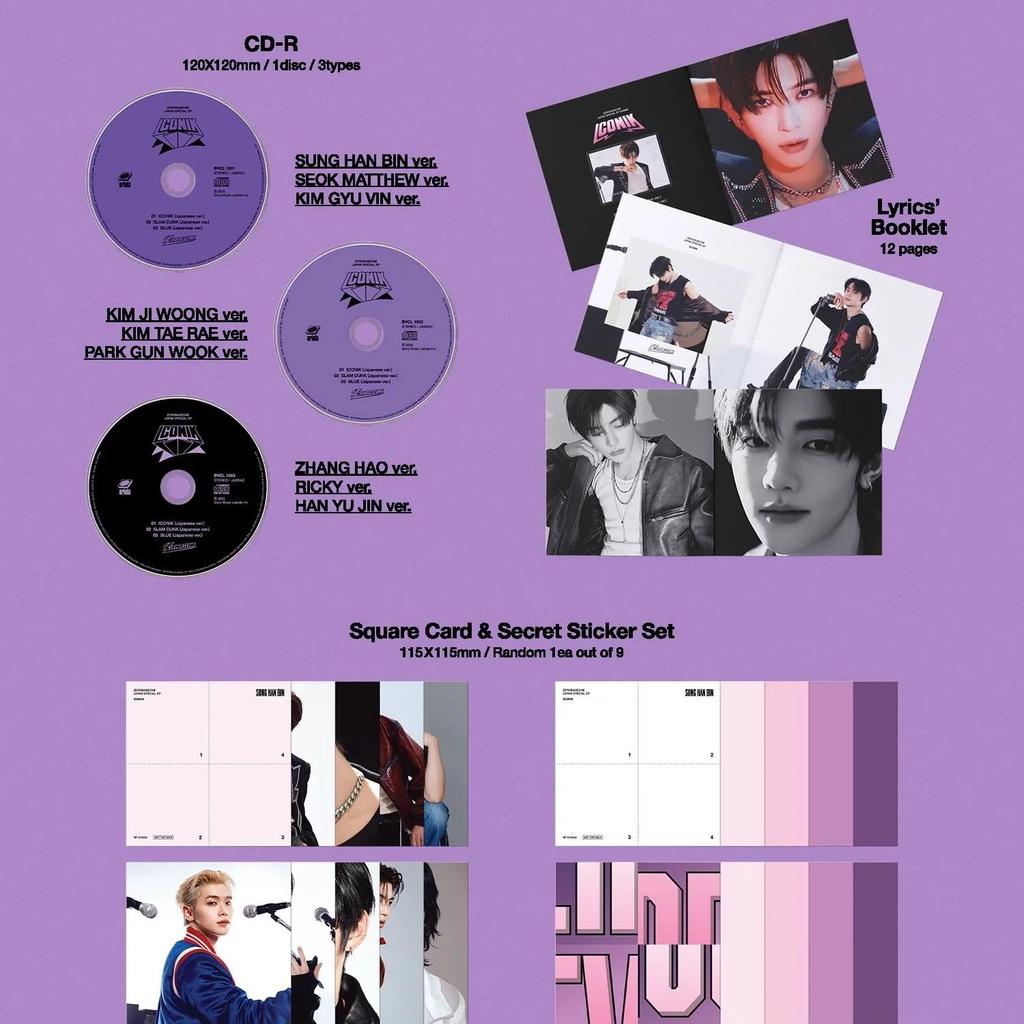 ZEROBASEONE 1. Japanische EP - Iconik (Solo-Ausgabe)