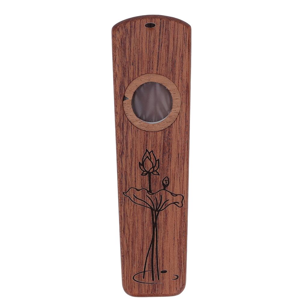 Flet drewniany Kazoo Drewniana gitara do gry Ukulele Akompaniament harmonijka przeponowa Instrument dęty heban