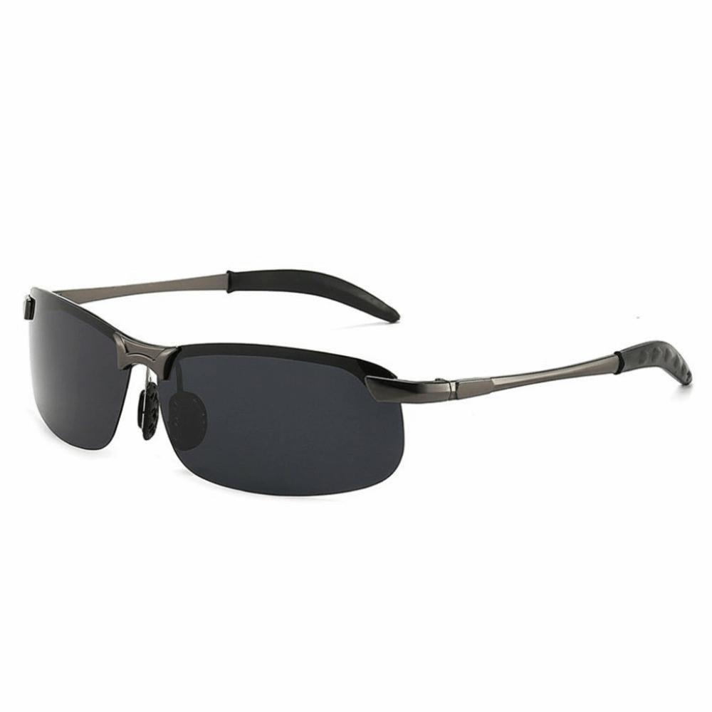 Day and Night Anti-Glare Sunglasses UV Protection Driving Sunglasses Night Vision Glasses Driving Dark Grey Grey