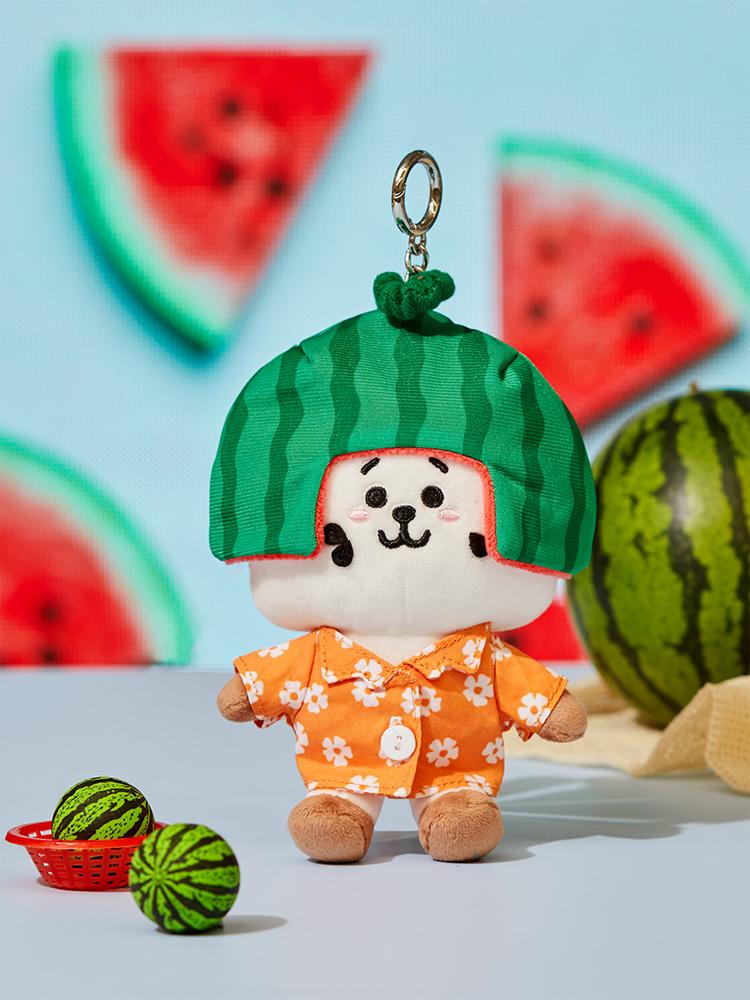 LINE FRIENDS BT21 RJ Summer Rain Plush Keychain