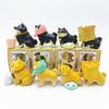 Adorable Pvc Shiba Inu Blind Box Figurines Set Of Eight Reflective Puppies Collectible Toys