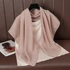 Soft Cotton Linen Headscarf 90x90cm Female's Hijabs Fashion Square Scarves  Bag Accessories