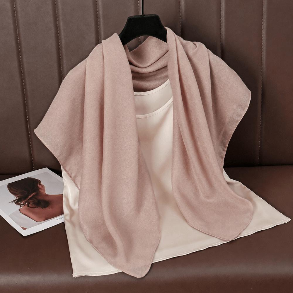 Soft Cotton Linen Headscarf 90x90cm Female's Hijabs Fashion Square Scarves Bag Accessories