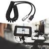 USB Type C PD Power Supply Cable with Led Light for BMPCC 4K 6K Camera Spring Wire