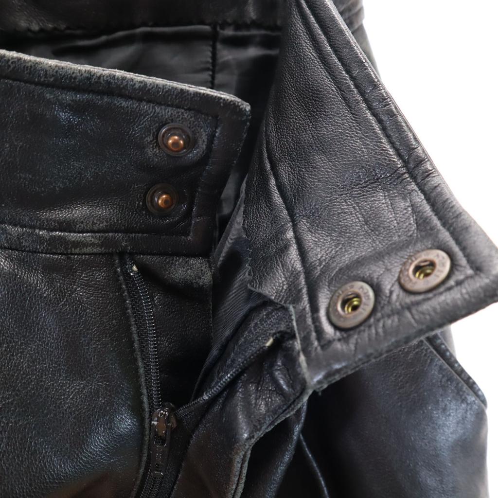 BEBE SPORT 80s 90s Made In USA Old Genuine Leather Leather Pants W30 Women Used