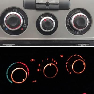 3Pcs Car AC Knob for Volkswagen VW Golf 5 MK5 Jetta Tiguan Touran Passta B6 B7 3C for Skoda Octavia A5 Air Conditioning Knobs