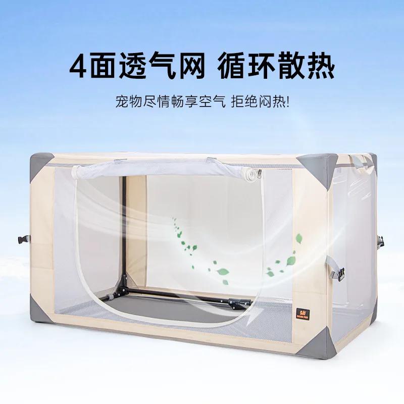 Cat Professional Cage Exhibition Display Cage Pet Large Space Free Installation Breathable Dog House