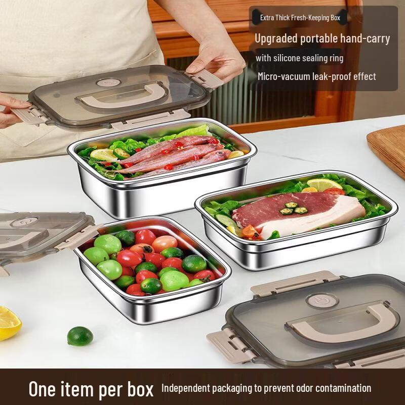 Stainless Steel Food Storage Container with Lid