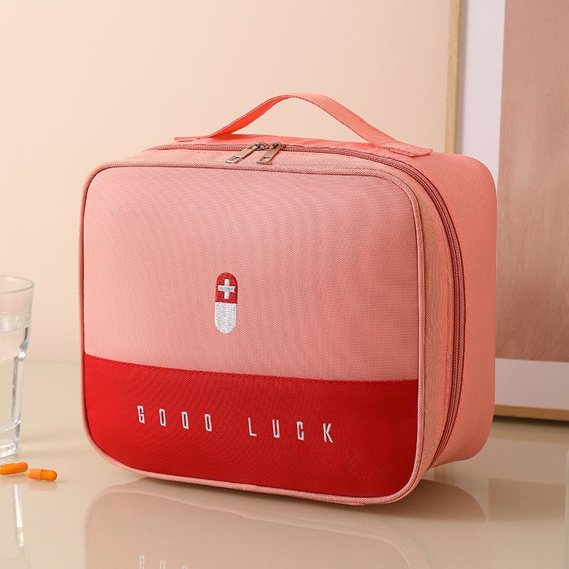 Large Medicine Bag Travel First Aid Kit Medicine Bag Portable Storage Bag Survival Kit Medicine Box Outdoor Emergency Camping