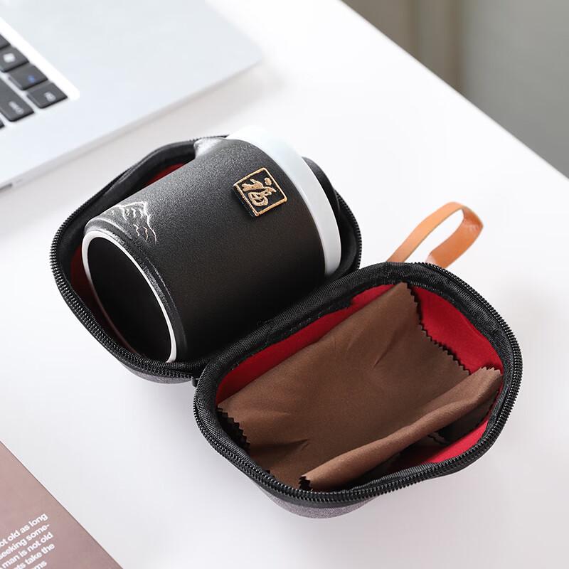 Wushiyuan Coarse Pottery Travel Tea Set with Quick Cup