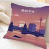 World Cities Travel Pillow Anime Pillow Sofa Bed Head Pillow Cover Cushion Cover 45x45 Cm Fashion