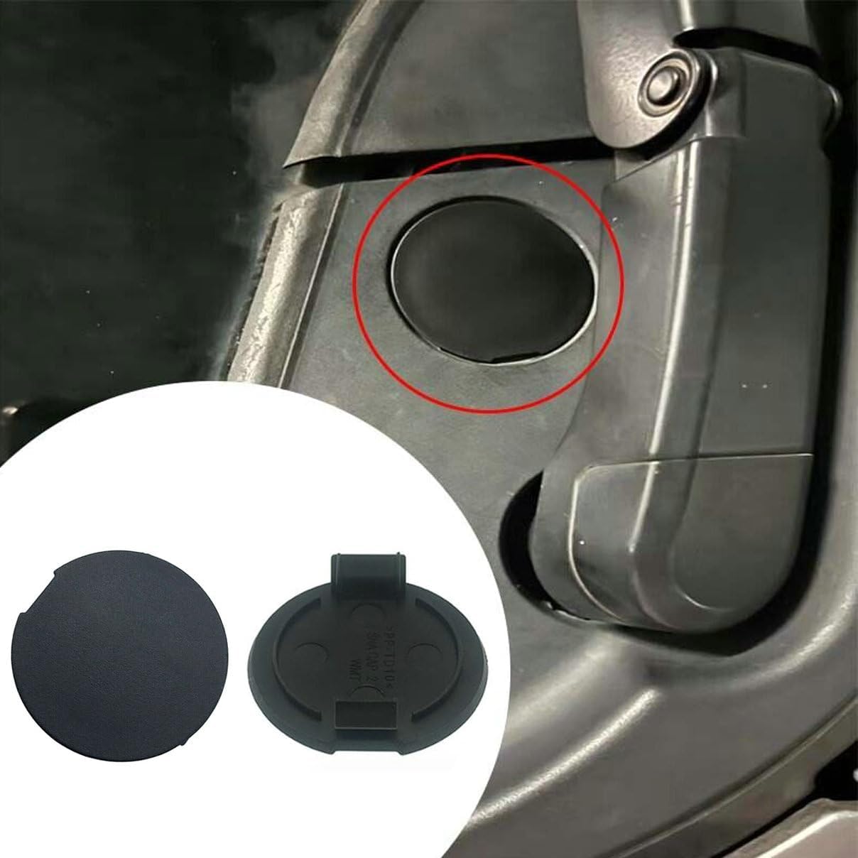 2pcs Windscreen Cowl Grille Cowl Top Screw Hole Cap Screw Covers Compatible with 2006-2011 Honda Civic, 2001-2006 Acura MDX 74211SNAA00 74211-SNA-A00