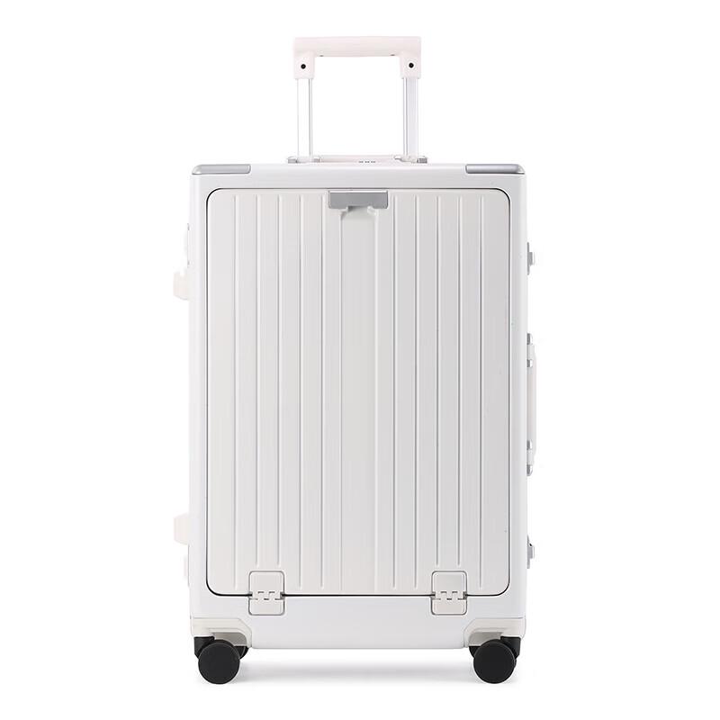 KIYERSY Multi-functional Aluminum Frame Carry-on Luggage 20 inch