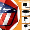 Custom Name Personalized football team Print Umbrella, Auto Open Close, 8‑Rib Sturdy Frame, Commute Camping Hiking Use, Birthday Gift
