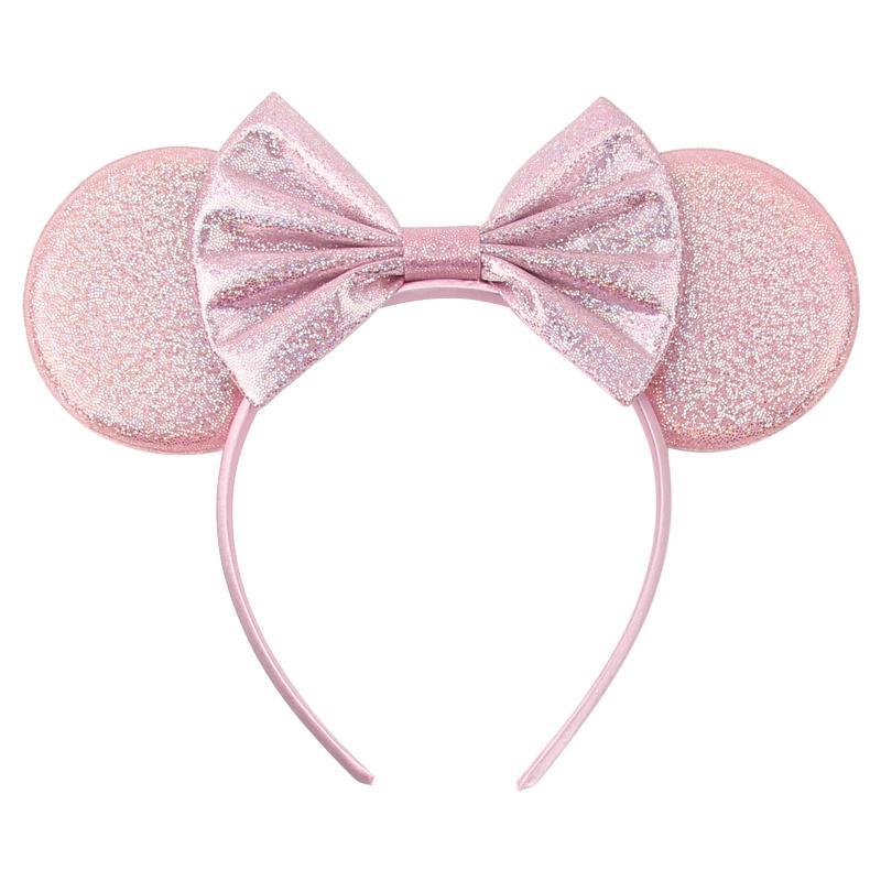 Einfarbiger Mausohren-Stirnband für Mädchen Frauen Geburtstagsparty Haarband Festival Cosplay Haarschmuck