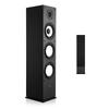 VEVOR Caixa de Som Passiva de Chão, 2 Vias, Caixa Torre de Chão com Tweeter de 25,4 mm, Woofer de 165,1 mm, Potência de Pico de 200W