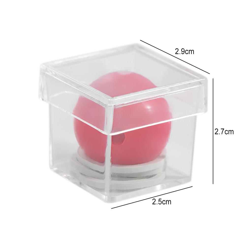 Illusion Magic Clear Ball Through Box Gimmick Props Magic Tricks Ball Penetrate Box  Close Up
