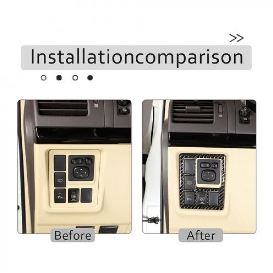 Deksel til justeringsknapp for bakspeil for Toyota Land Cruiser Prado 10-17