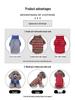 Meiqi Pet Spring & Summer Striped Dog Turtleneck Sweater