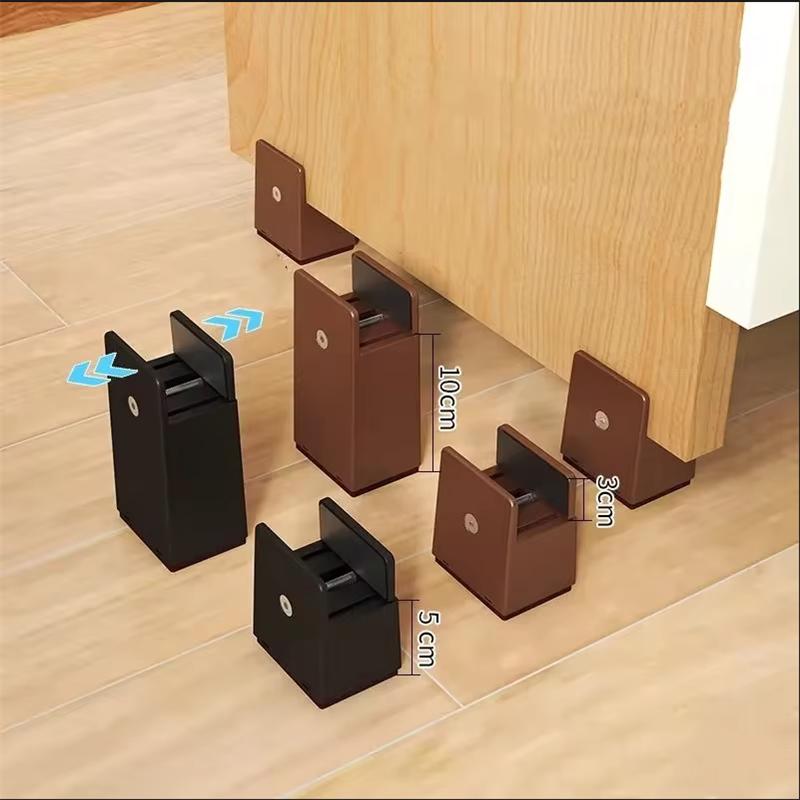 4 Pcs/lot Furniture Leg Height Lncreasing Foot Pad Sofa Leg Height Protection Pad Tea Table Dining Chair Height Increasing Prote