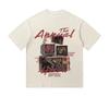 2026 New Summer Fashion Pure Cotton Mens Printed Tshirt Casual Breathable Comfortable Mens and Womens Short Sleeved top