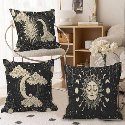 Hippie Sonne Gesicht Kissenbezug Sofakissenbezug Heim Zimmer Dekoration Kinder Geschenk