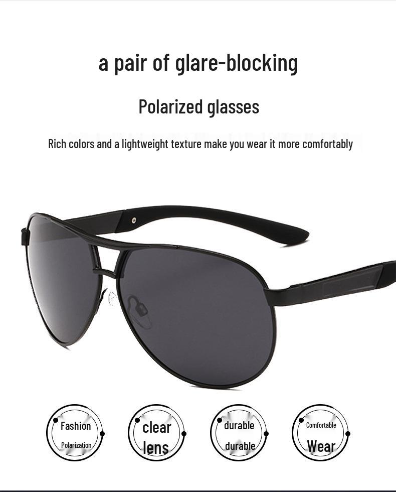 High-Performance Men's Polarized Sunglasses - Stylish UV Protection for Driving