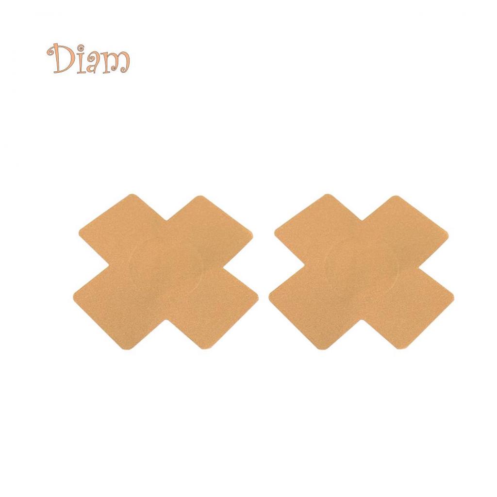 lollipops Sexy Self-Adhesive Breast Nipple Cover Bra Pasties Pad Cross Shape Stickers